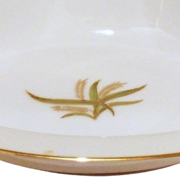 Japanese Hand Painted Vegetable Bowl, Fukagama Arita Vintage Serving Dish - Picture 1 of 12